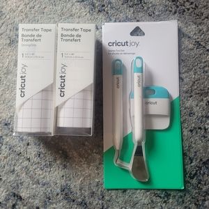 NWT Cricut joy starter tool set and 2 x transfer tape